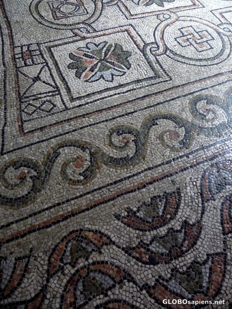 Postcard Floor mosaic