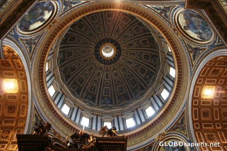 Postcard Michelangelo's dome of St. Peter