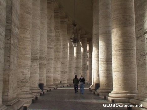 Postcard Bernini's Colonnade