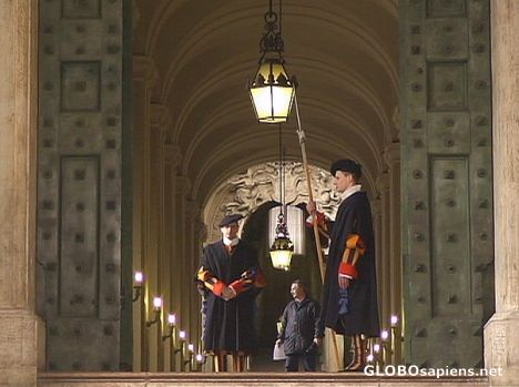 Postcard Swiss Guard of Vatican