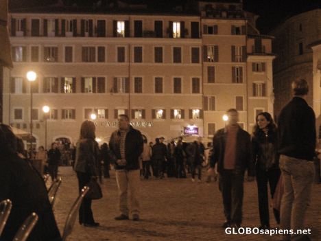 Postcard Campo Di Fiori ar Night