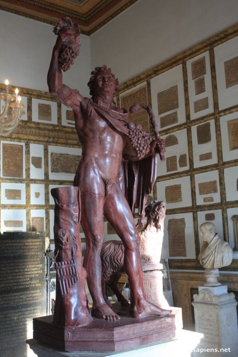 Postcard Red Marble Sculpture