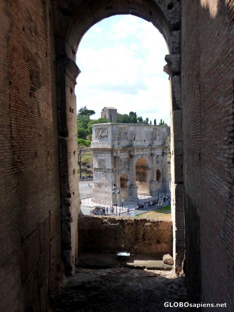 Postcard Arch of Constantine -