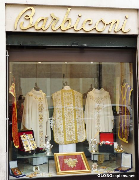 Postcard The Pope's couturier???
