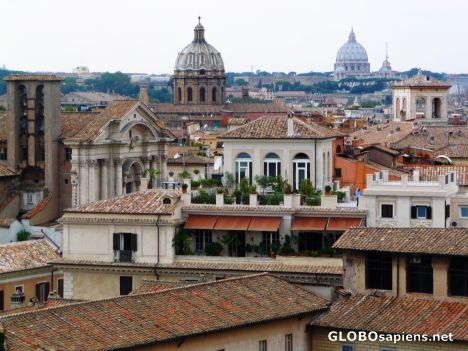 Postcard A penthouse in Rome?