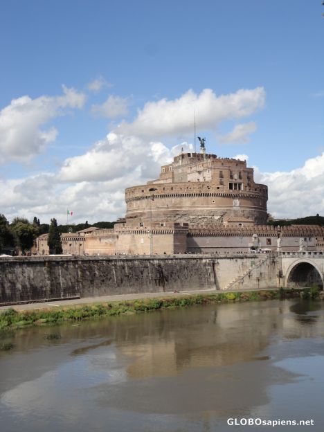 Postcard River and Castle