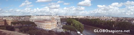 Postcard Clouds Building..