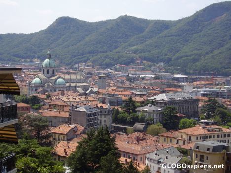 Postcard La città di Como
