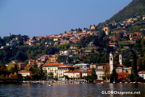 Postcard Como - general view