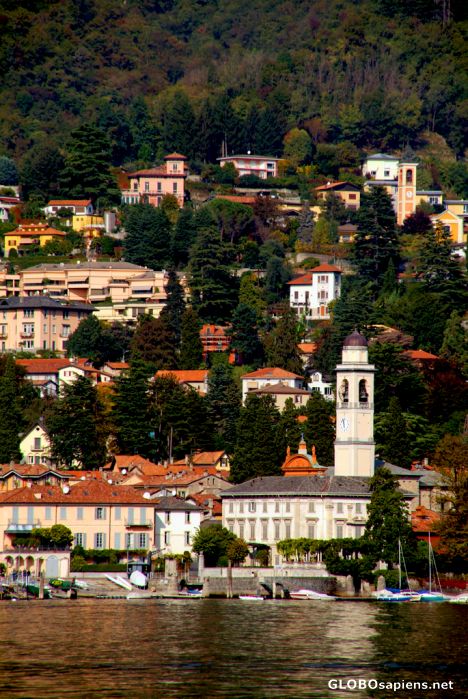 Postcard Como - part of the western town
