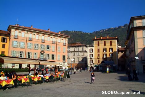 Postcard Como - Piazza Alessandro Volta
