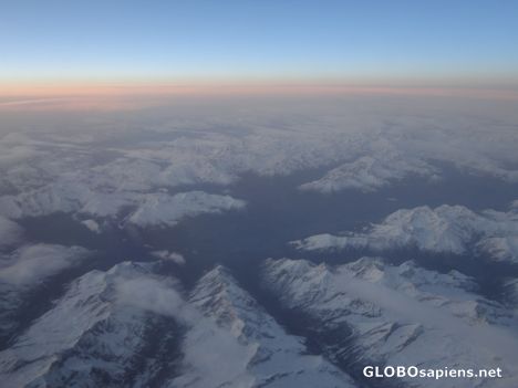 Postcard The Alps