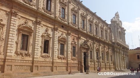 Postcard Government Palace in the former monastery