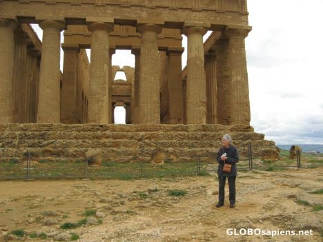 Postcard Temple of Concord