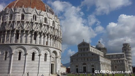 Postcard Cathedral and Baptistry