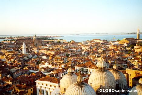 Postcard Venice at sunset