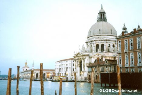 Postcard Dusk on the Grand Canal