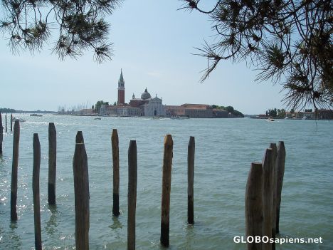 Postcard venice lagoon