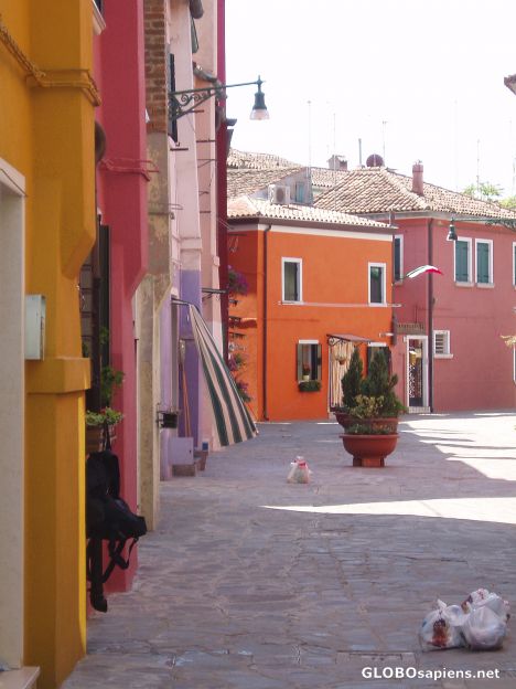 Postcard venice islands