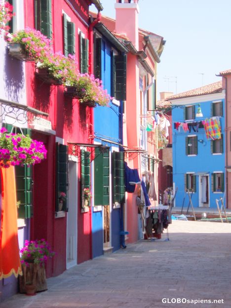 Postcard venice islands