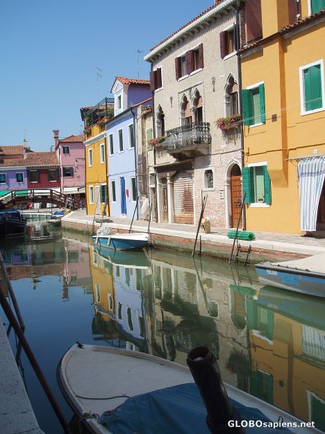 Postcard venice islands