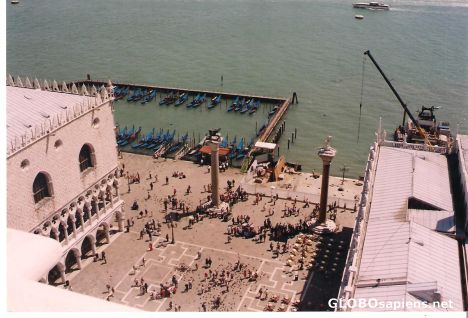 Postcard The gondola park.