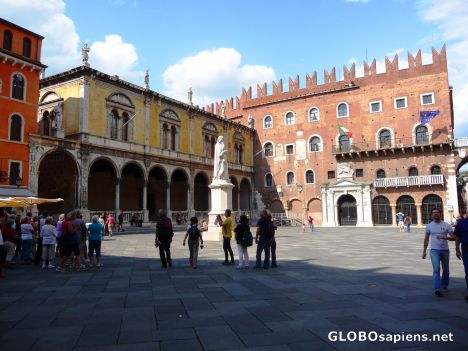 Postcard Piazza dei Signori -