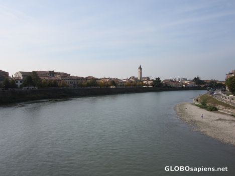 Postcard The Adige