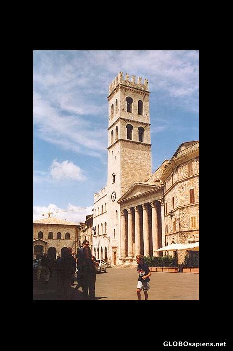 Postcard The Tempio di Minerva