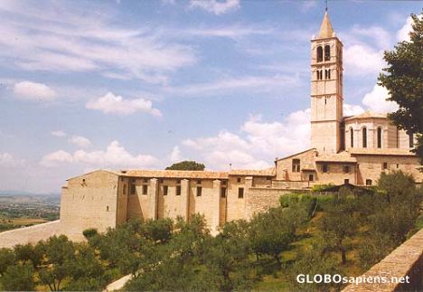 Postcard Via Borgo Aretino