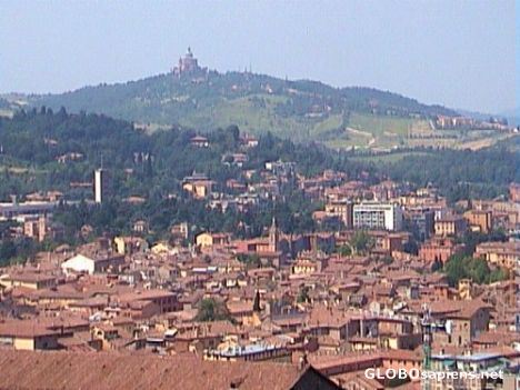 Postcard Panoramic view of Bologna