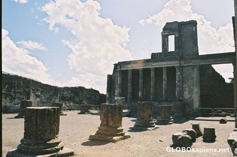 Postcard Ruins of Pompei