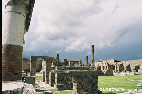 Postcard Ruins of Pompei