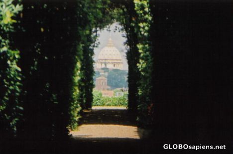 Postcard Through the Keyhole