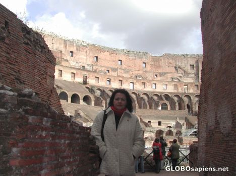 Postcard View of Colloseum