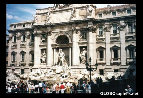 Postcard Trevi Fountain