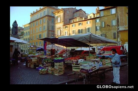 Postcard Campo dei Fiori, Rome