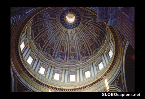 Postcard St Peters Dome, Rome
