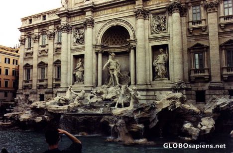 Postcard FONTANA DI TREVI
