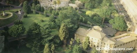 Postcard Vatican Gardens