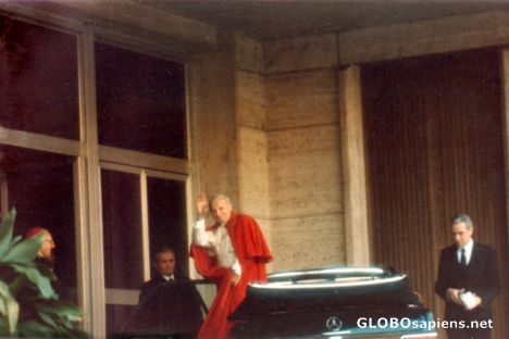 Postcard Pope John Paul II