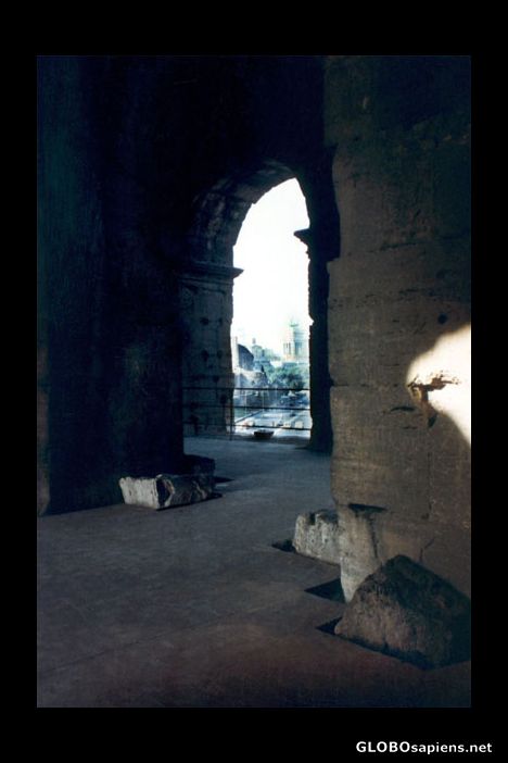 Postcard Rome Coliseum