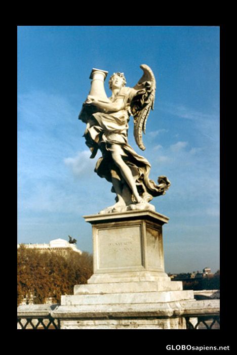 Postcard Rome Ponte Sant Angelo
