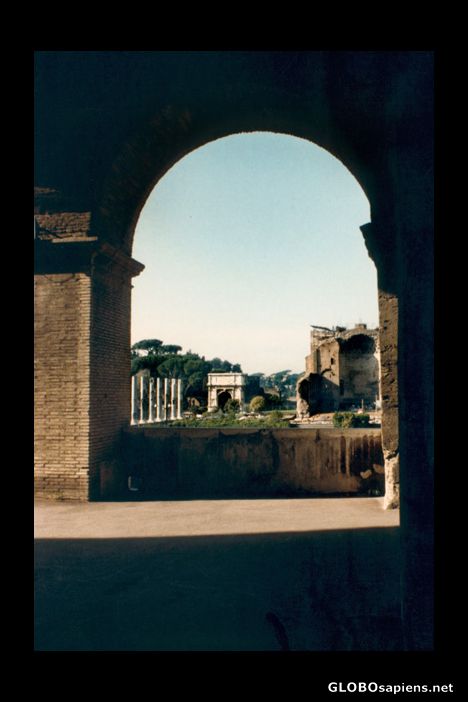 Postcard Rome Coliseum