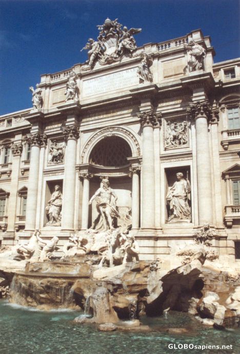 Postcard The Trevi Fountain