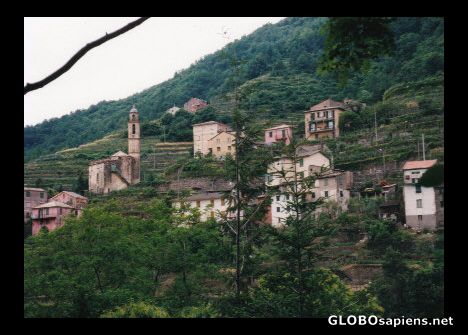 Postcard On the road to Genoa