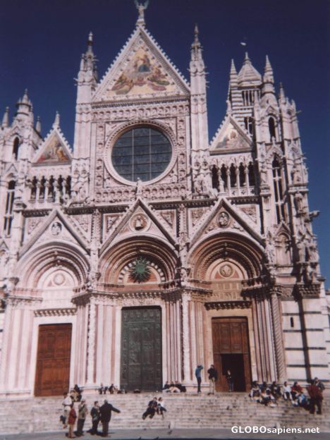Postcard church of the holy grail