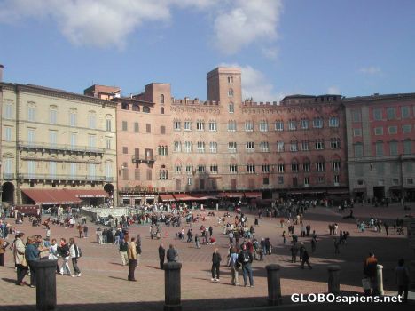 Postcard Piazza del Campo (Siena)