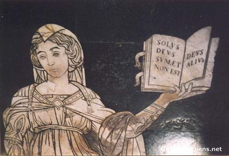 Postcard Siena Sibyl