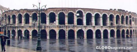 Postcard Arenas di Verona.